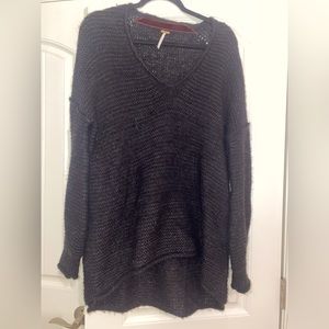 Free people XS V-neck knit sweater